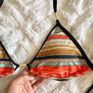 Venus multi color tribal triangle bikini top C cup